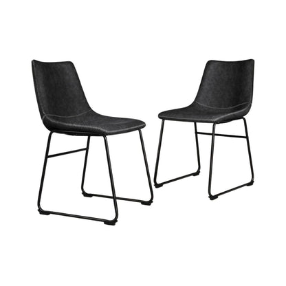 Lume Leather Dining Chair - Set of 2