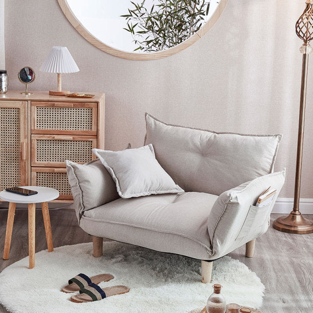 Convertible Sofa Couch with Adjustable Backrest and Armrests-2