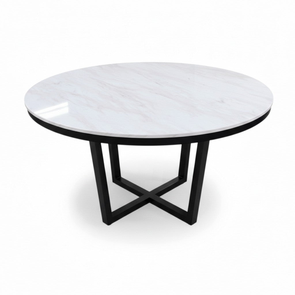 Luca Round Marble Dining Table